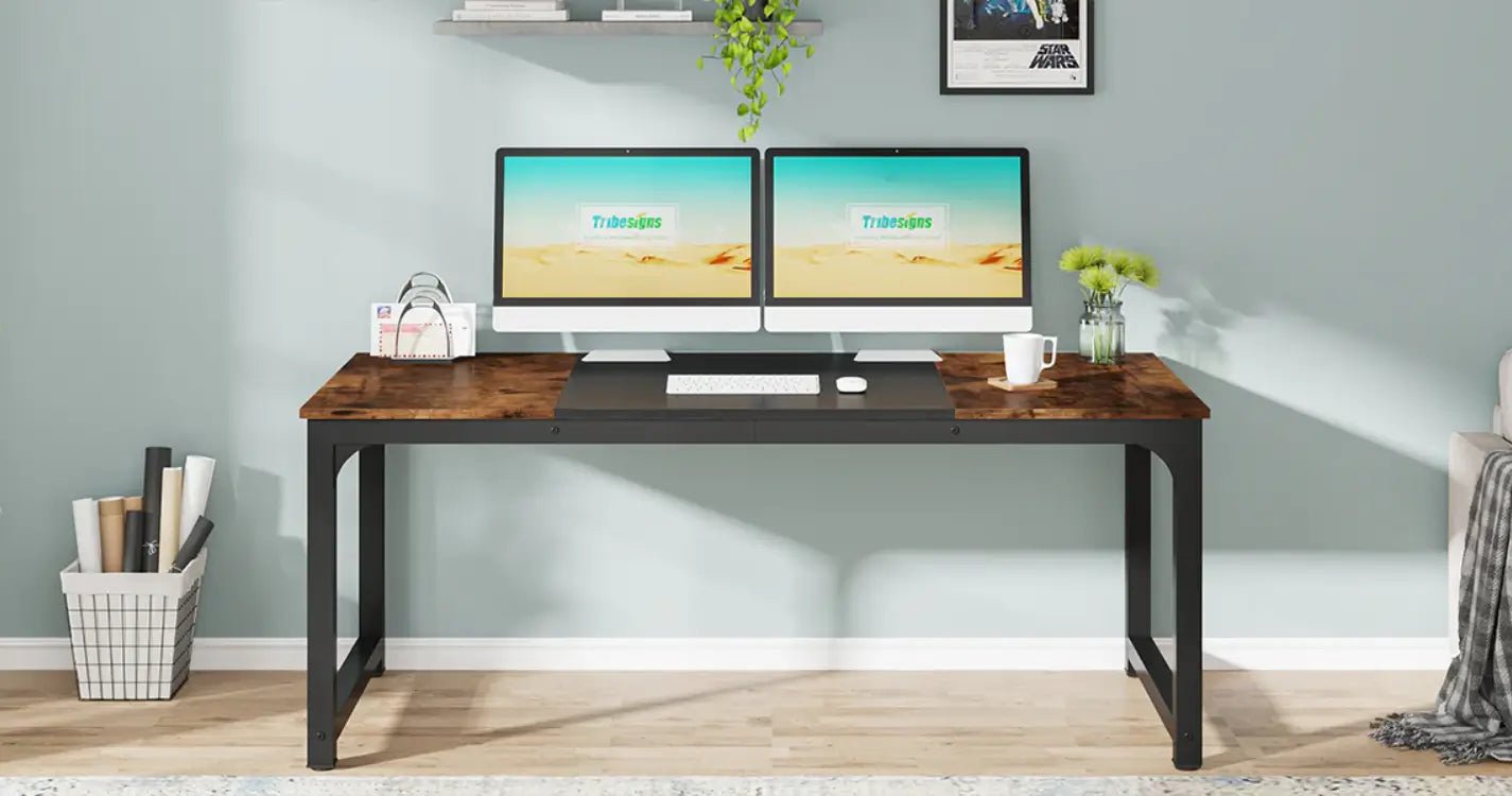 10 Best Tribesigns Desks for Two Laptops and a Monitor
