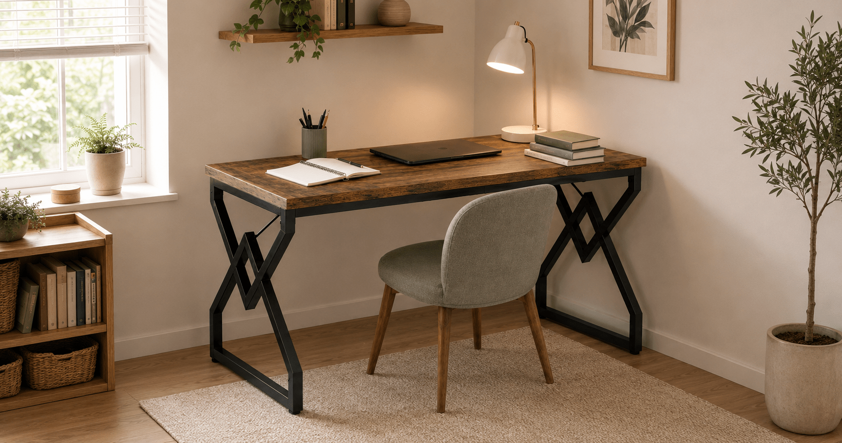 How to Create a Study Area in a Small Bedroom, Dorm, or Apartment