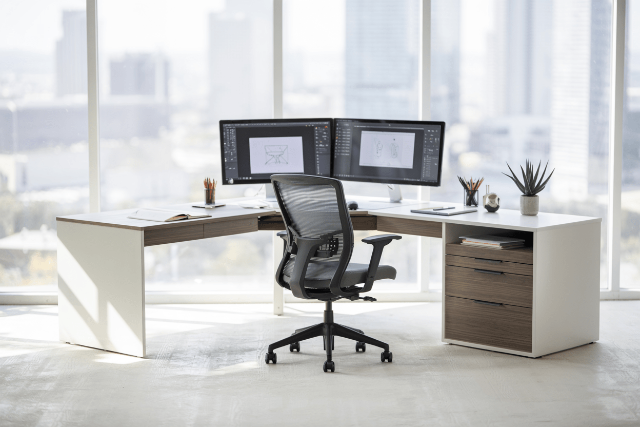 5 Benefits of L-Shaped Desks to Explore - Tribesigns