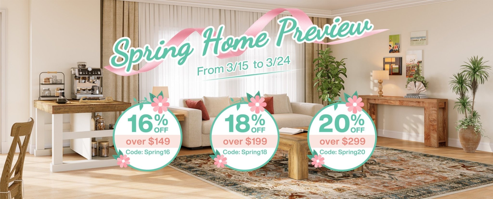Tribesigns 2026 Spring Sale: Sync with Amazon, Refresh Your Home