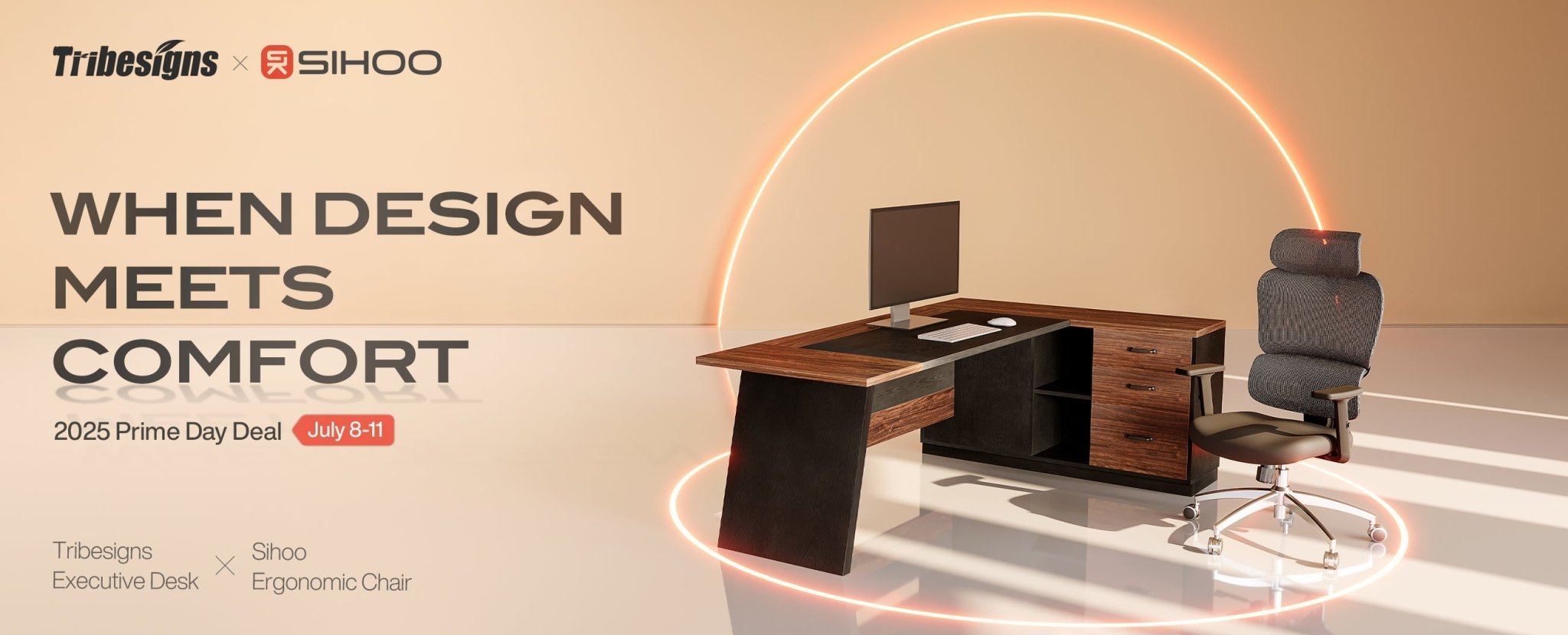 Tribesigns and Sihoo Unveil Co-Branded Furniture Promotions to Elevate Home Office Working Experience on Prime Day - Tribesigns