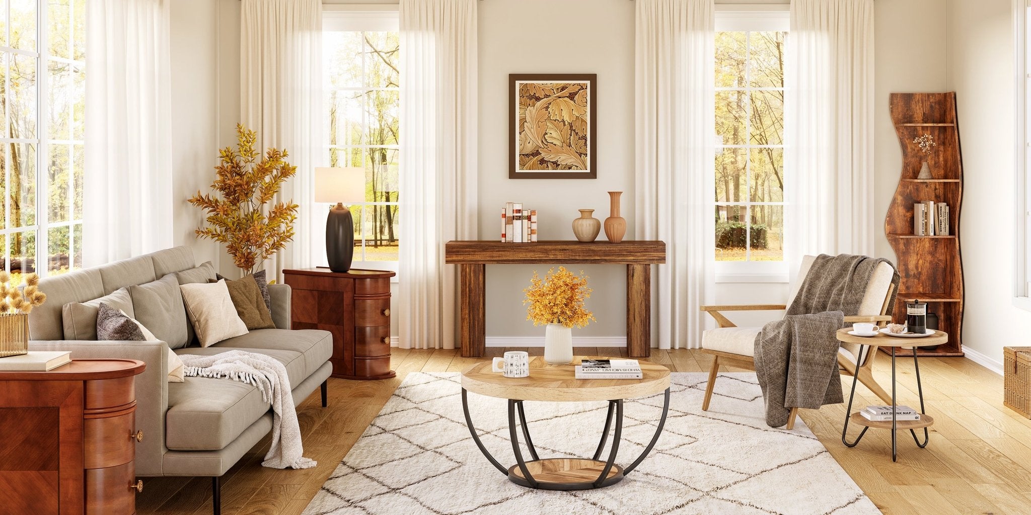 Apartment Therapy Editor Highly Recommends Tribesigns' 63-Inch Console Table - Tribesigns