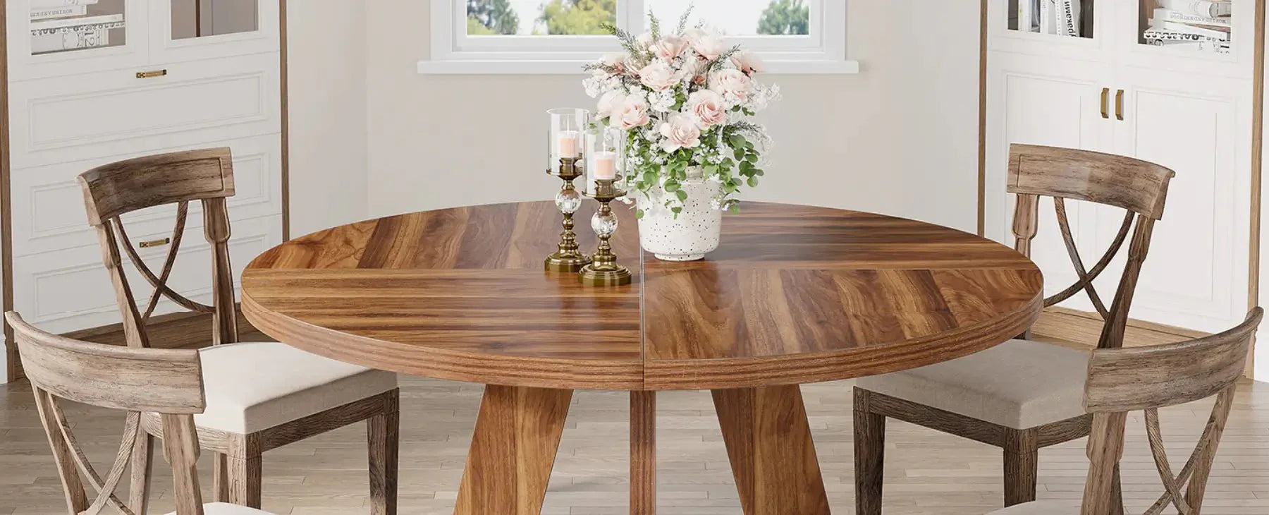 6 Favorite Round Dining Tables You Can Order from Tribesigns