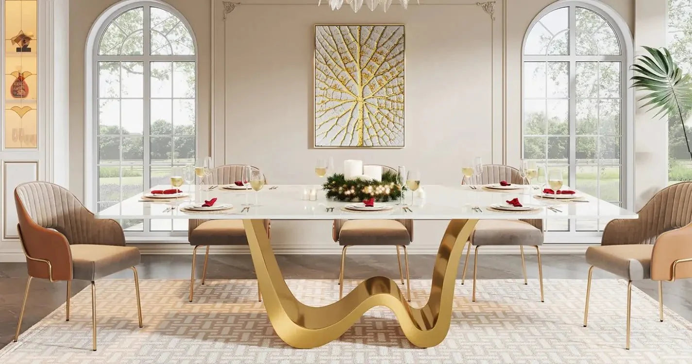 What Are the Popular Styles and Colors of Sintered Stone Dining Tables?