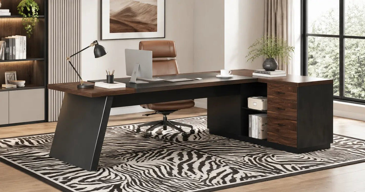 What Type of Rug Is Best Under a Desk? A Home Office Rug Guide