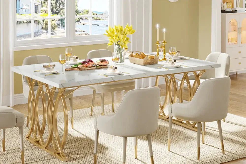 How to Decorate a Dining Room Table: 10 Fresh Ideas for Every Style -Tribesigns How to Decorate a Dining Room Table: 10 Fresh Ideas for Every Style -Tribesigns