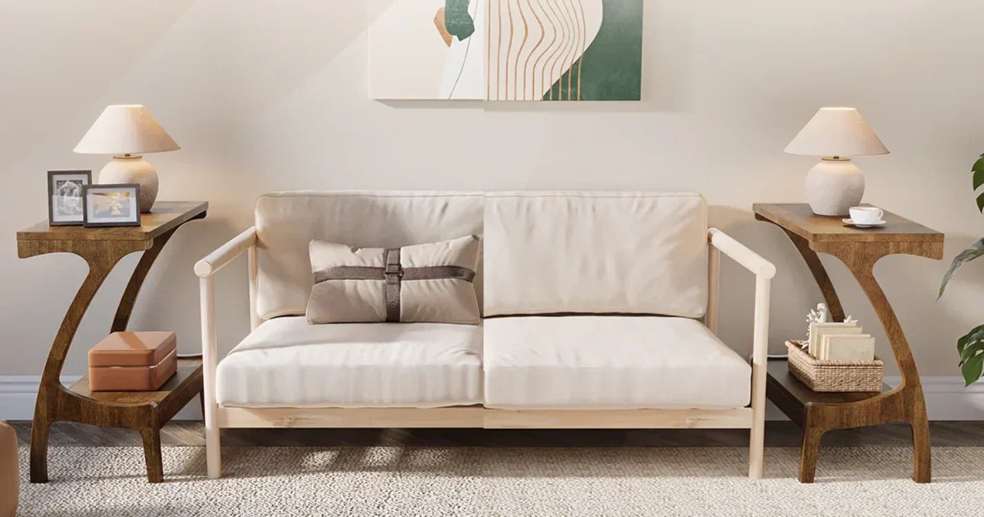 How to install a Tribesigns solid wood side table