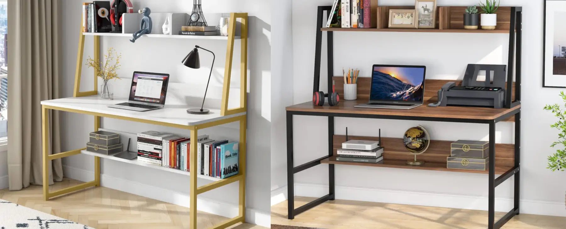 The Benefits of a Desk with Hutch - Tribesigns