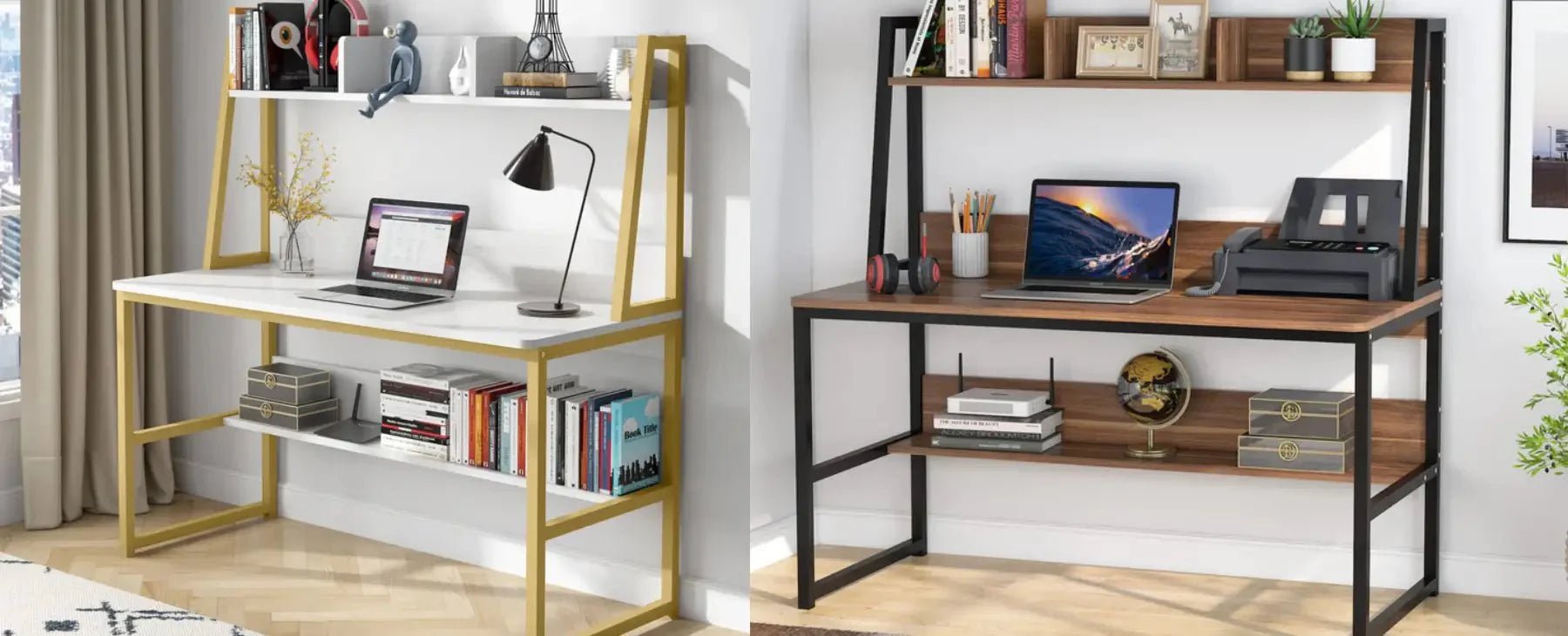 The Benefits of a Desk with Hutch - Tribesigns