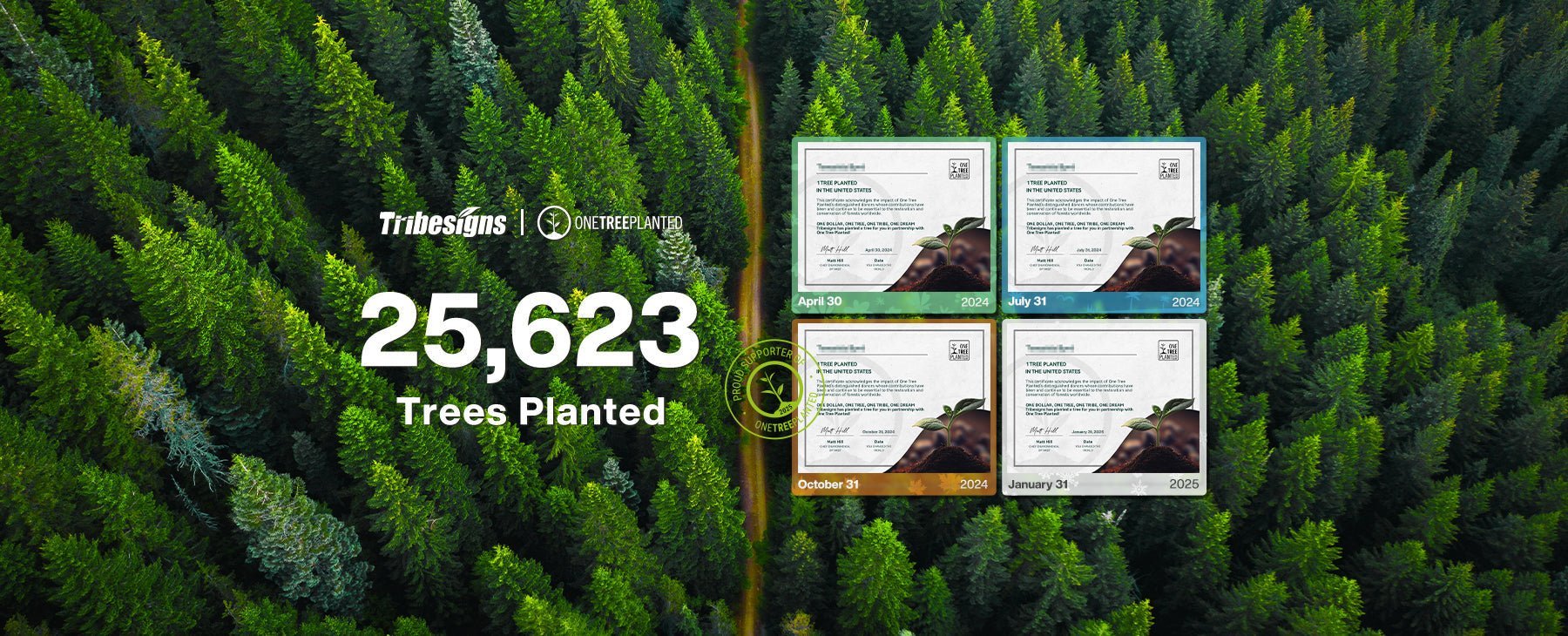 Tribesigns Announces the Accomplishment of 25,000 Tree Planting Program - Tribesigns