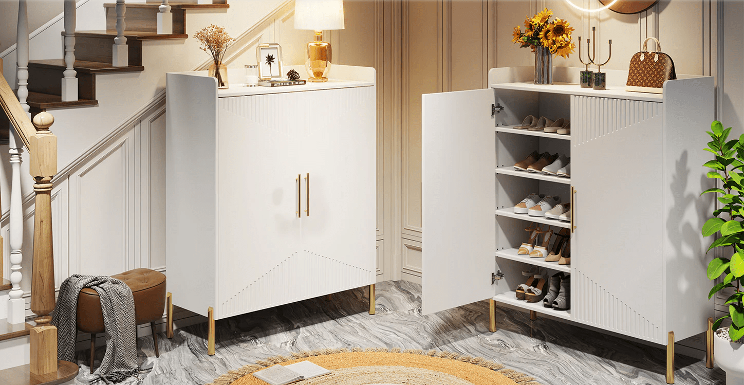 living room shoe rack best design