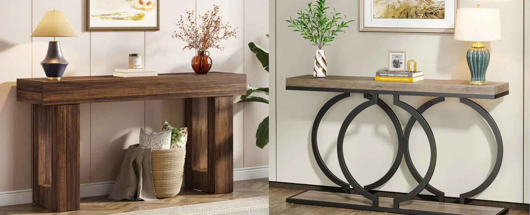 Where to Put a Console Table? 7 Smart Home Ideas - Tribesigns