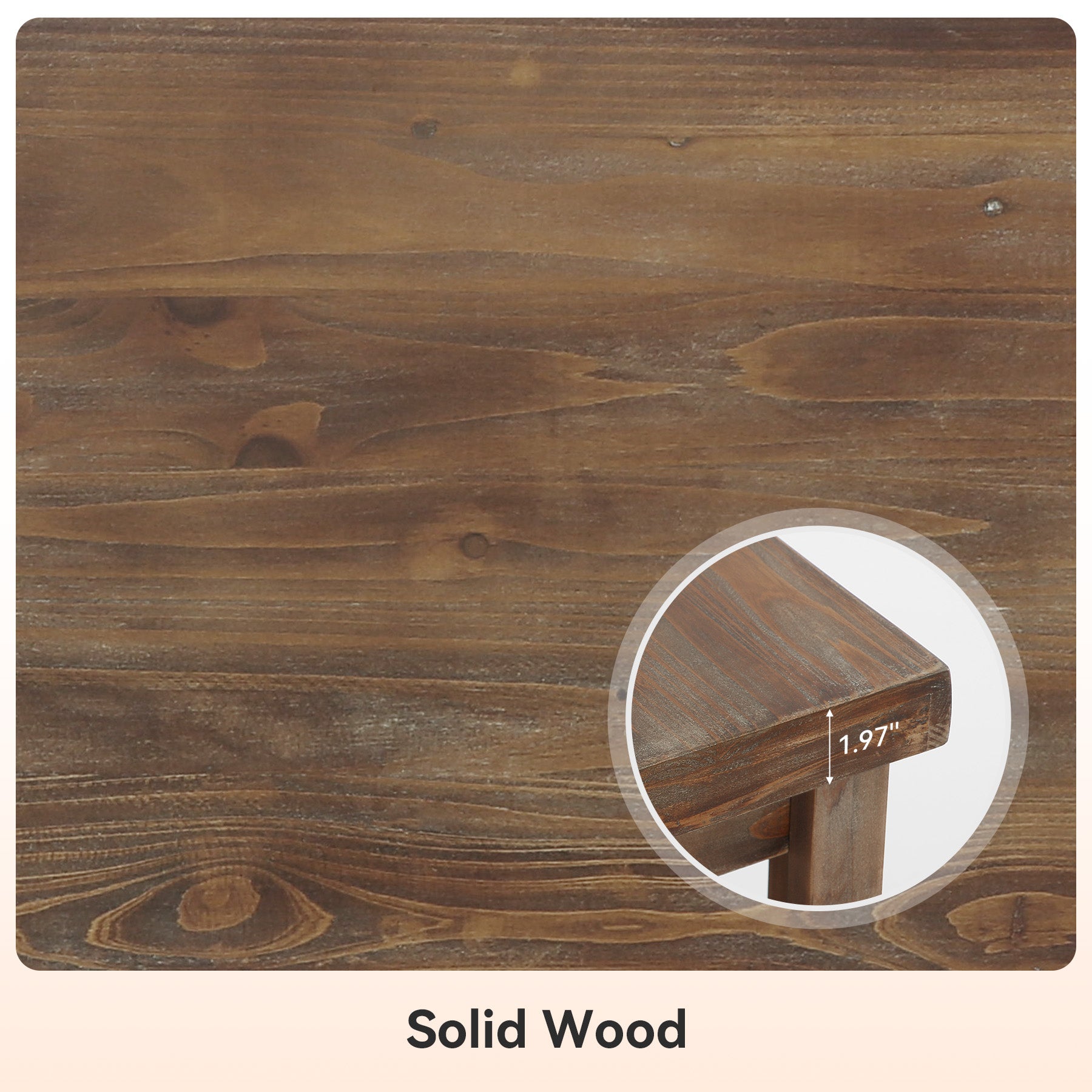 Solid Wood Console Table, 63" Sofa Entryway Table With 3 Open Shelves