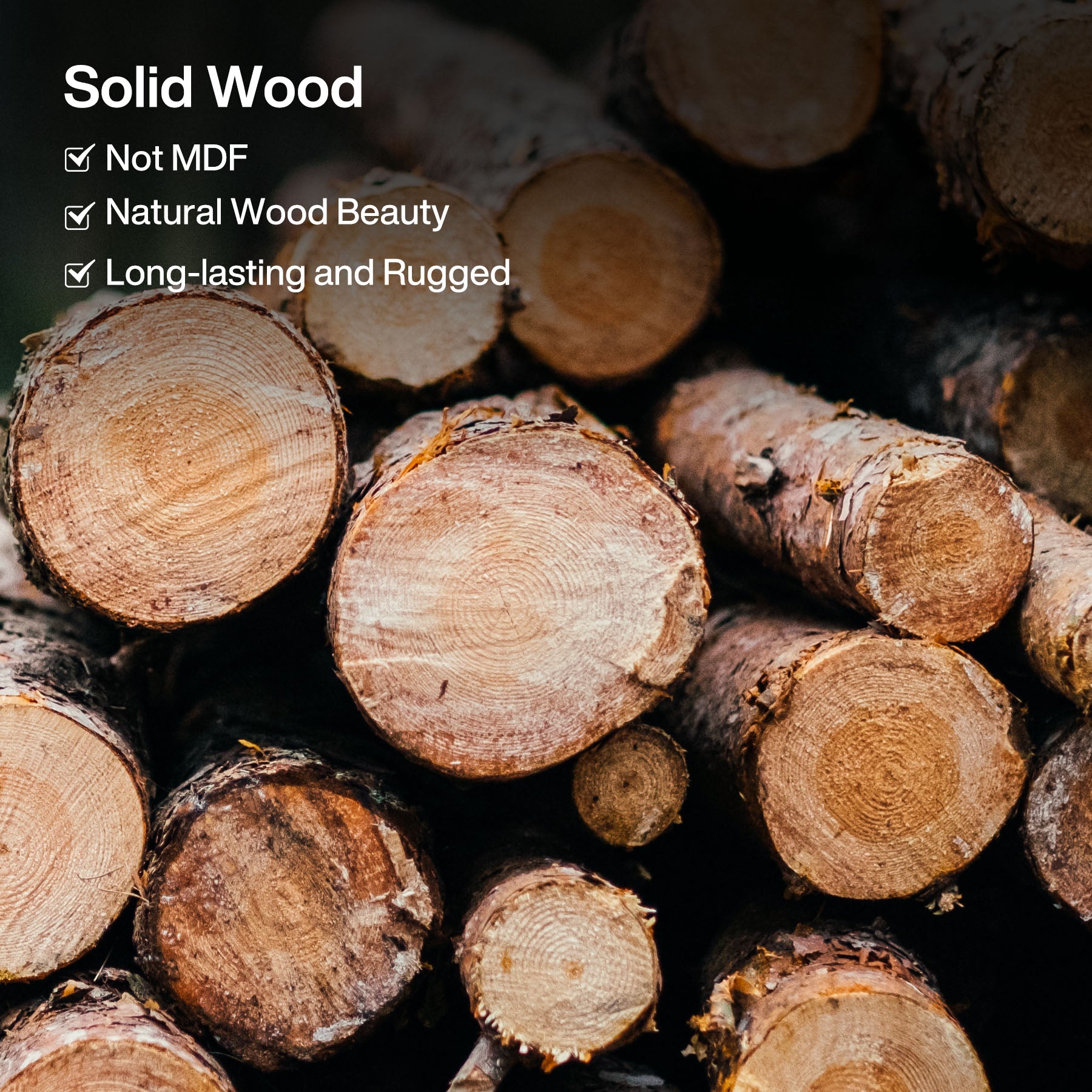 63" Solid Wood Console Table, 2-Tier Farmhouse Entryway Table with Storage