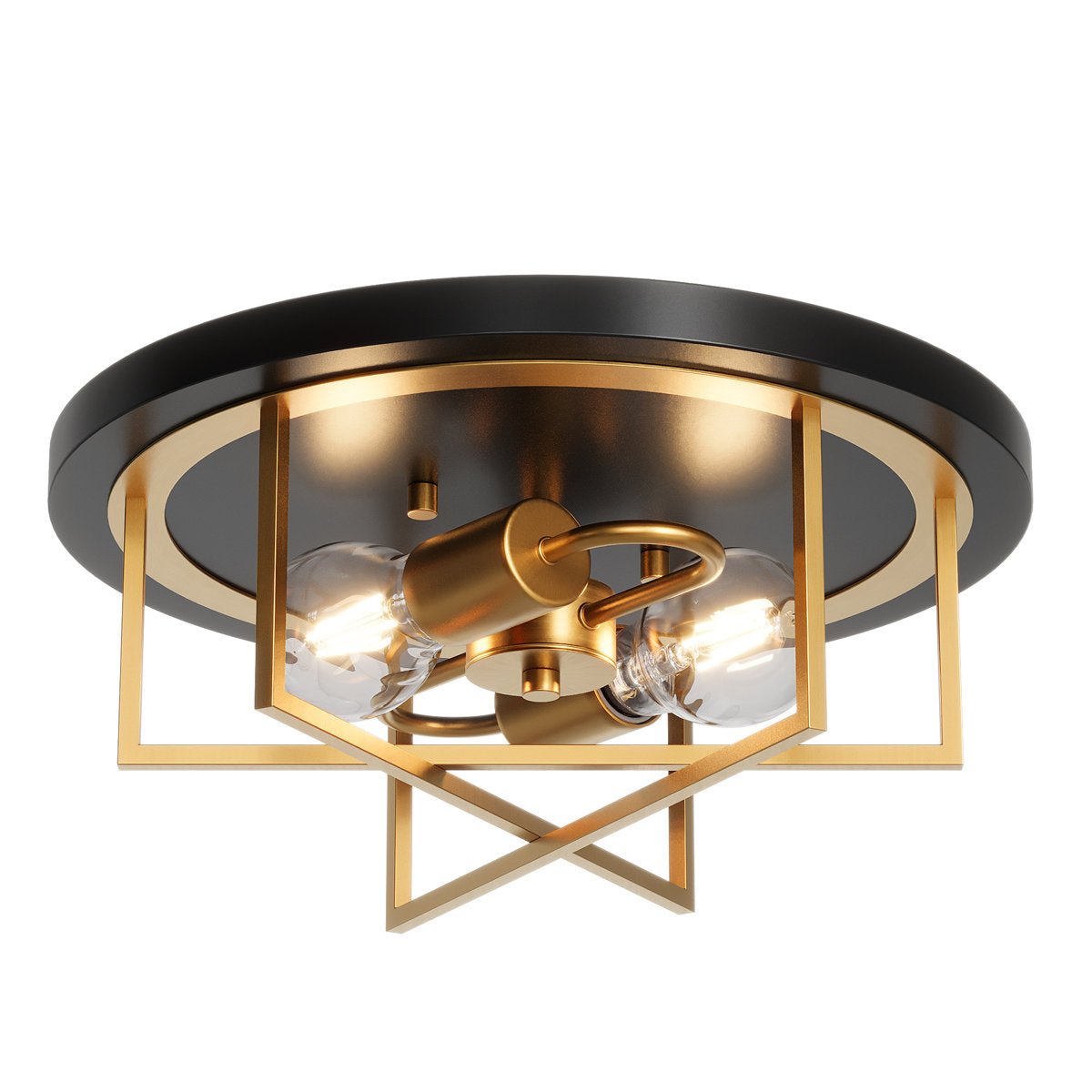 12.99" Ceiling Light Fixtures, 2 - Light Flush Mount Lighting for any Room Tribesigns