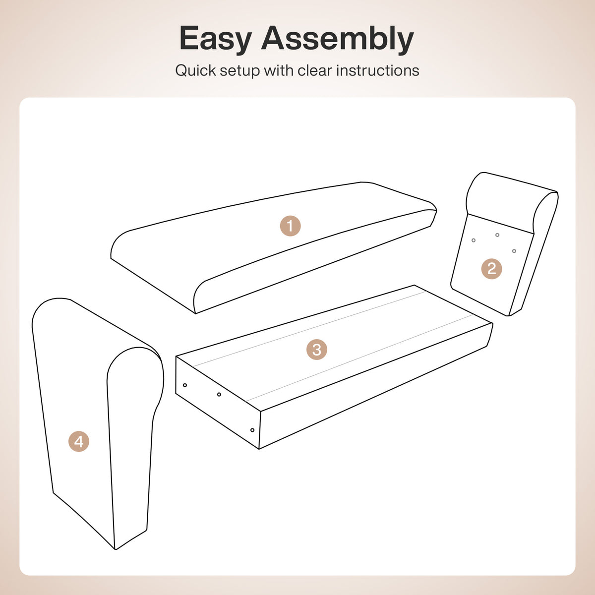 55" Upholstered End of Bed Bench with Arms, Modern Entryway Shoe Bench with Soft Cushioned Seat