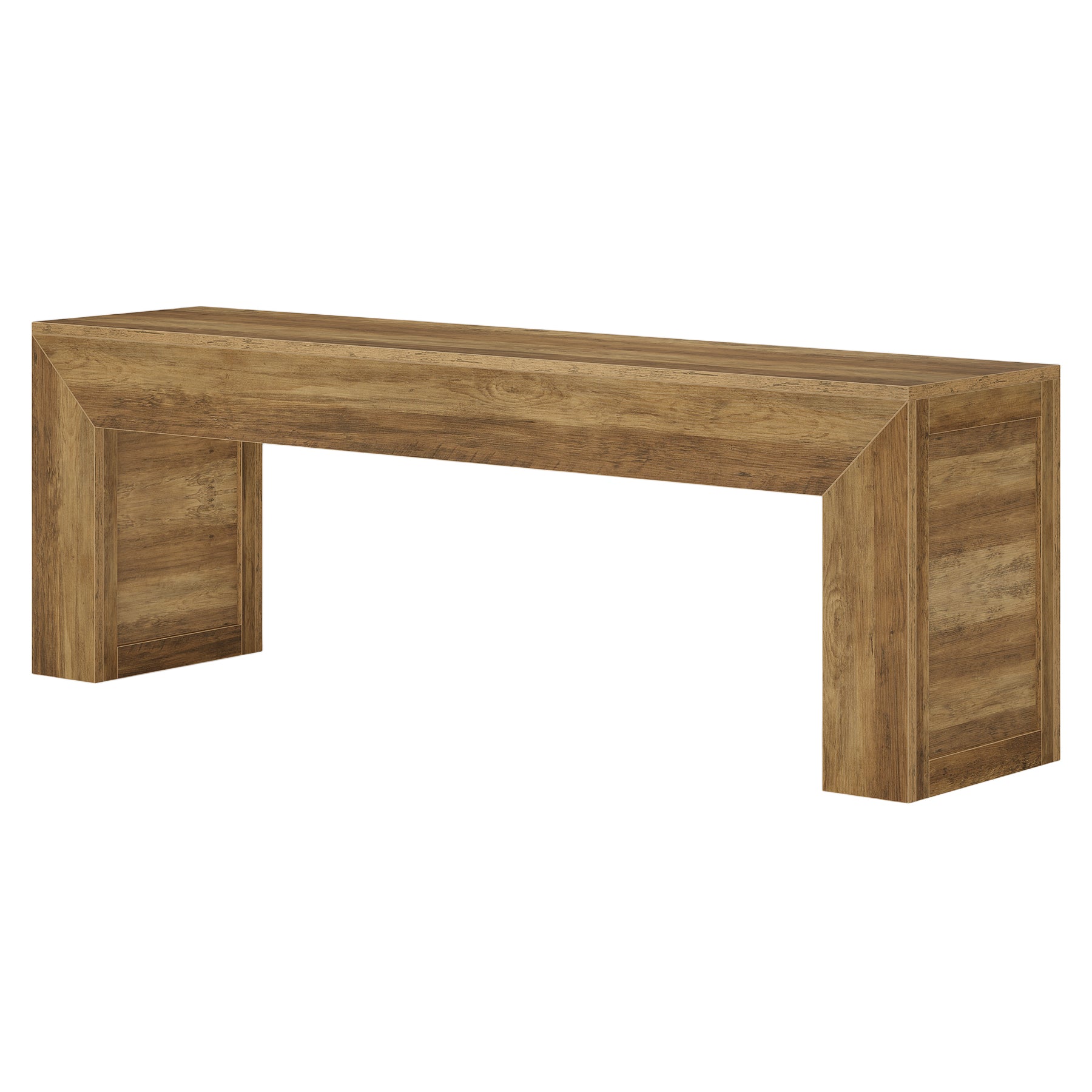 63" Farmhouse TV Stand for 55–75 Inch TVs – Wooden Media Console Entertainment Center