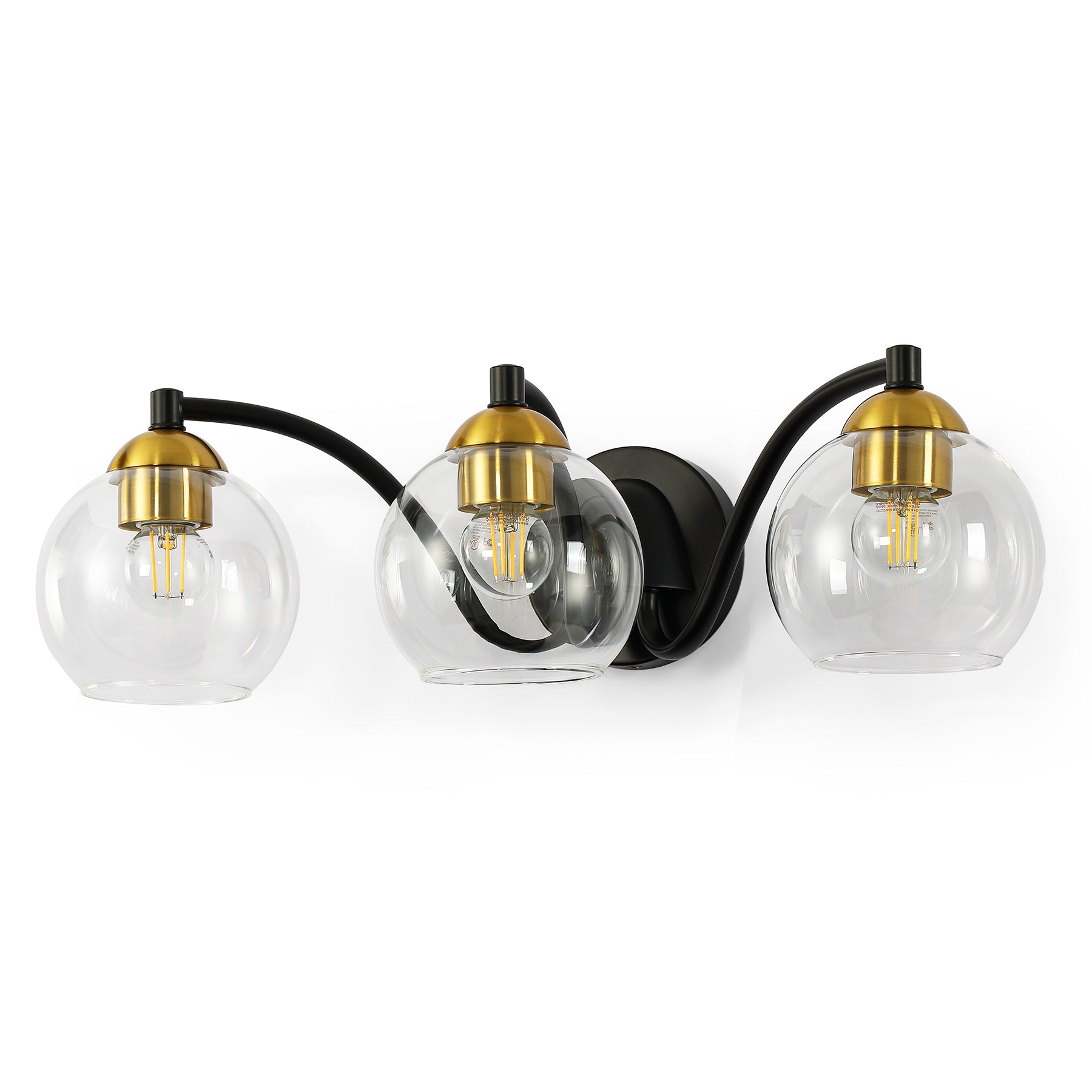 3-Light Bathroom Vanity Light, Modern Wall Sconce Lighting Fixture for Bathroom, Bedroom