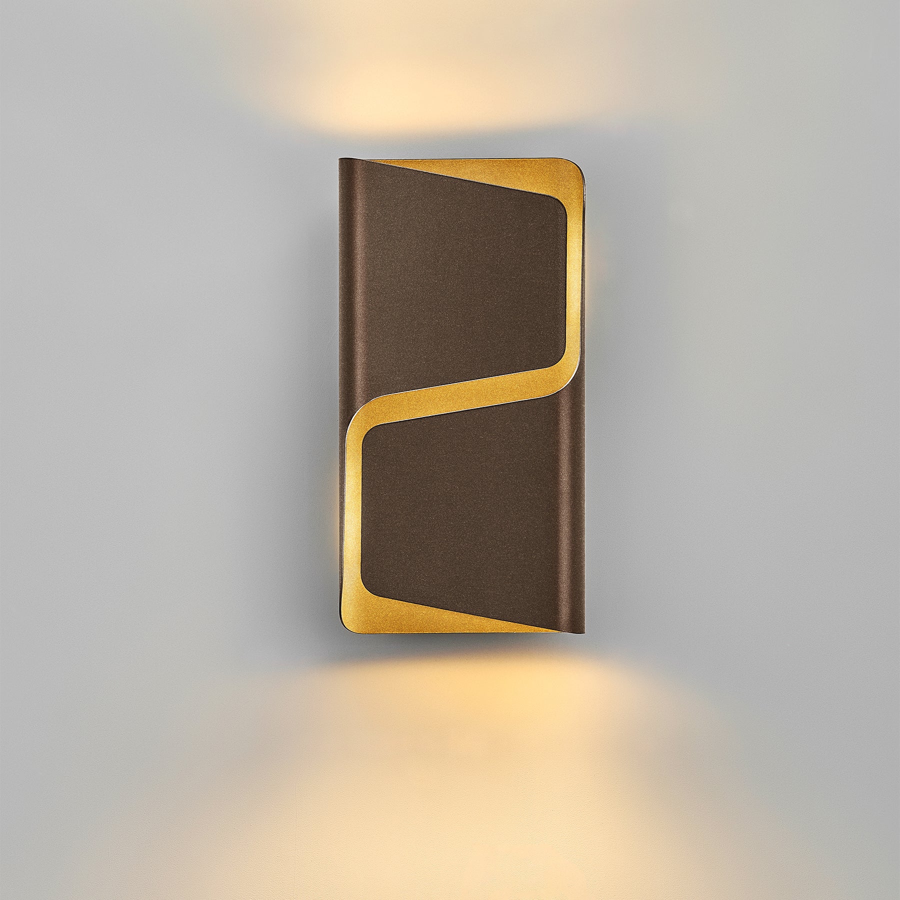 11.8" Modern Wall Lights, 2 Pack LED Wall Sconce Outdoor Patio Wall Light Fixture with 3CCT