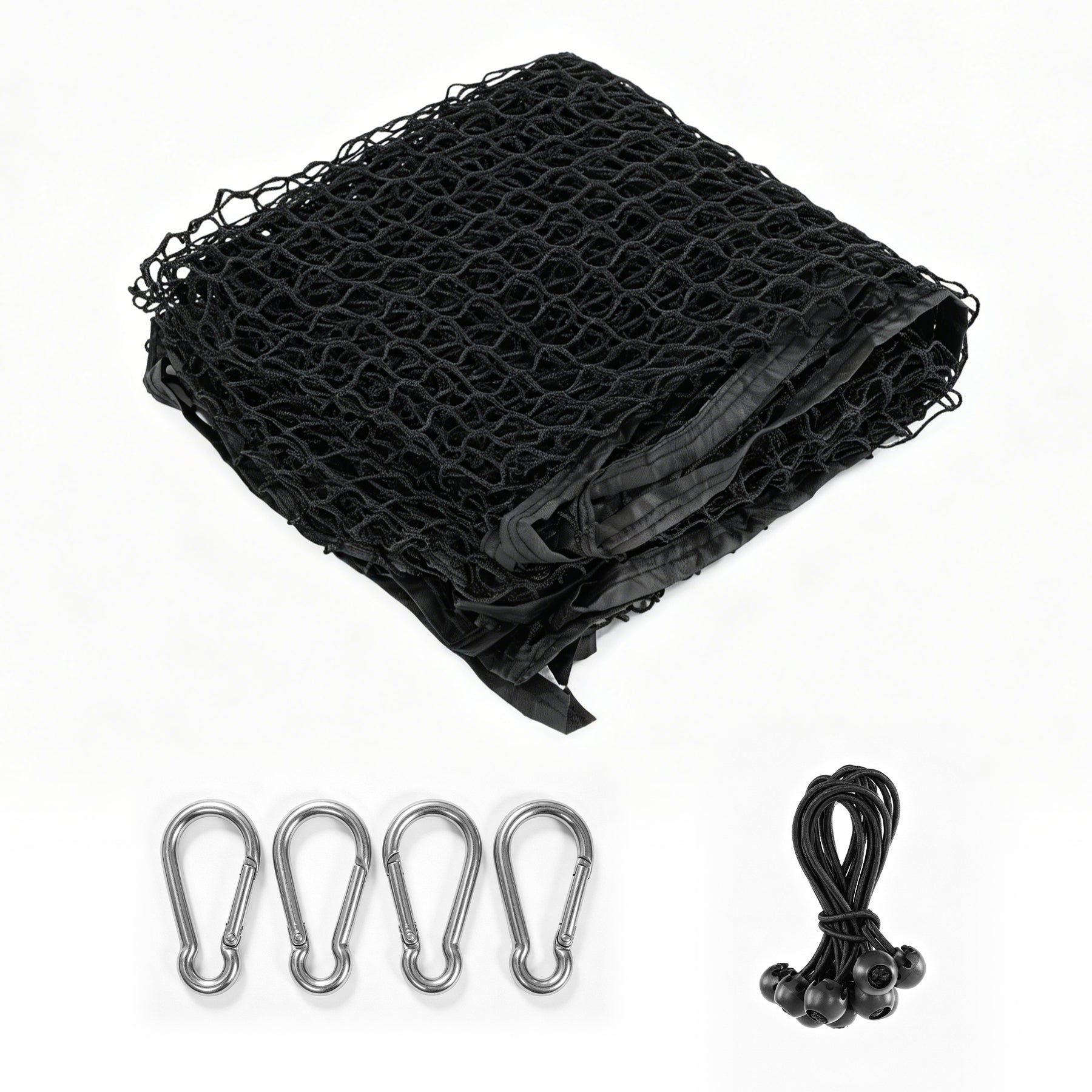 Sports Netting, Nylon Golf Net 10x10, High Impact Golf Practice Net for Backyard, 4 Hooks & 12 Bungee Cords
