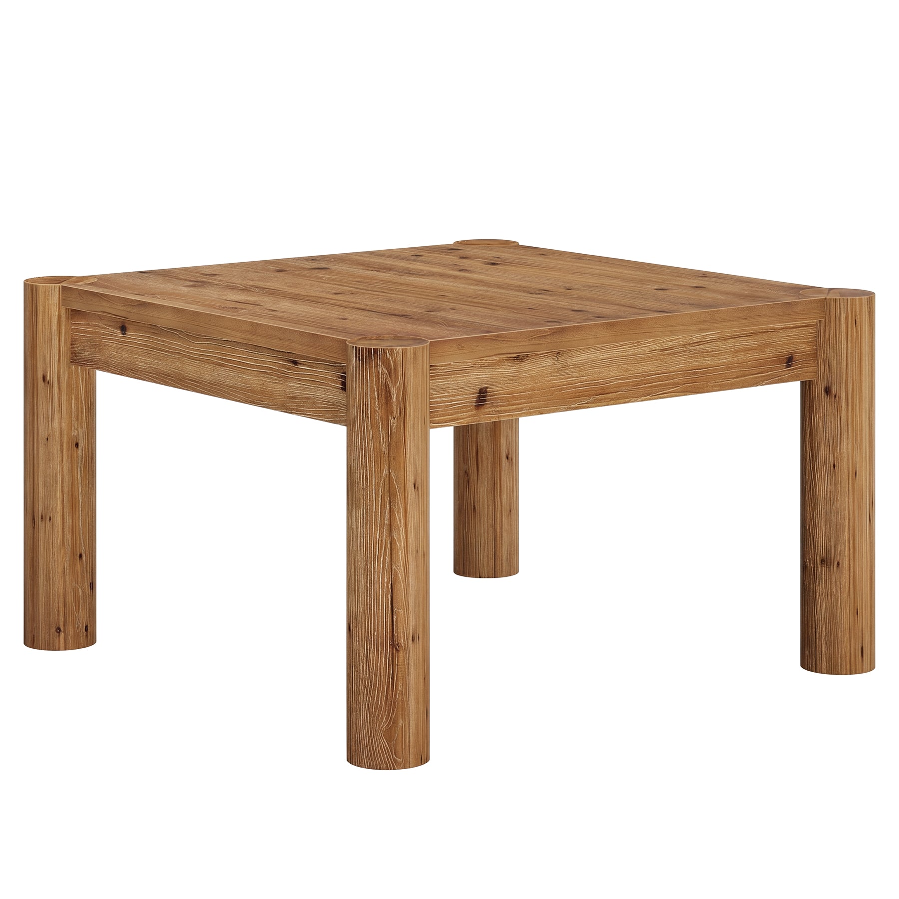 31.5" Square Coffee Table, Solid Wood Center Table Accent Cocktail Table