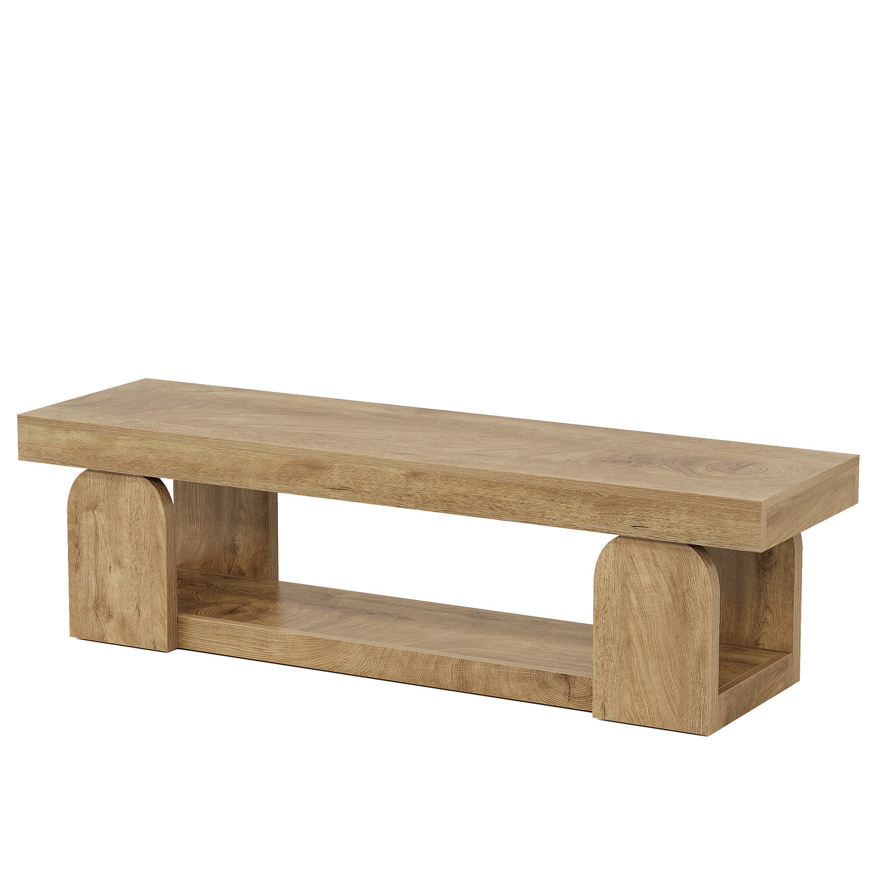 63" TV Stand, TV Media Console with Open Storage Shelf for TVs up to 65"