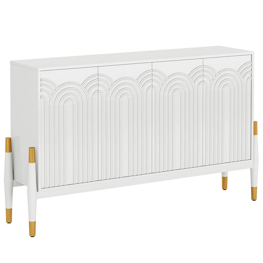 Sideboard Buffet, Modern 59.8" Storage Cabinet with 2 Doors Tribesigns