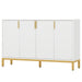 Sideboard Buffet, 59" Luxury Buffet Storage Cabinet with 4 Doors Tribesigns