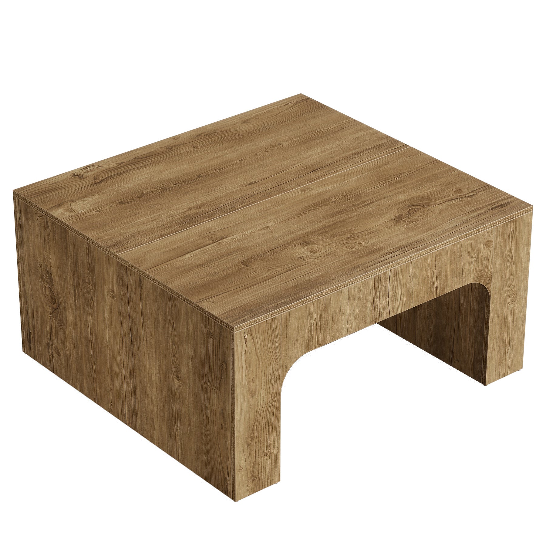 Tribesigns 39" Square Coffee Table, Wooden Farmhouse Center Table for Living Room