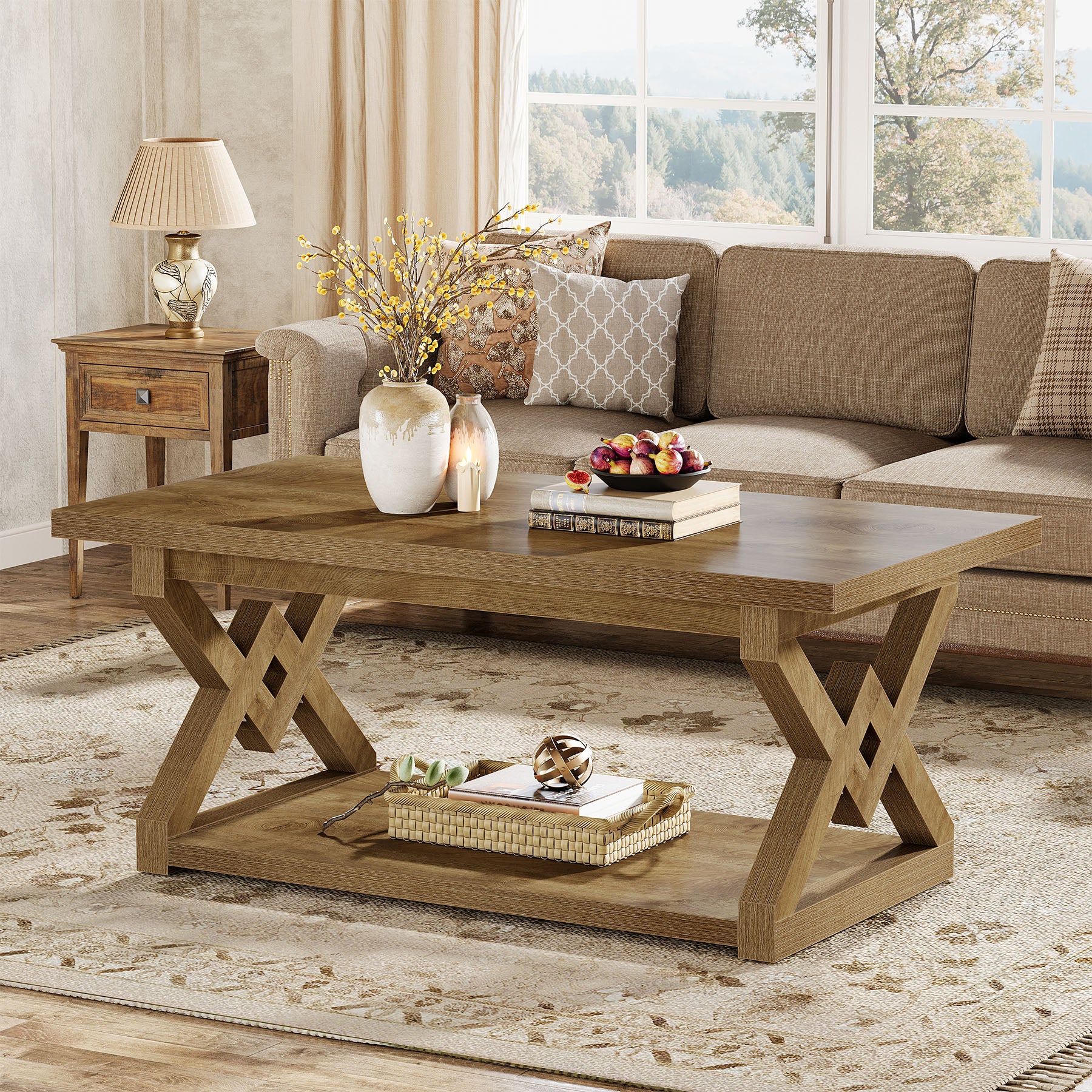 2-Tier Coffee Table, 47.24