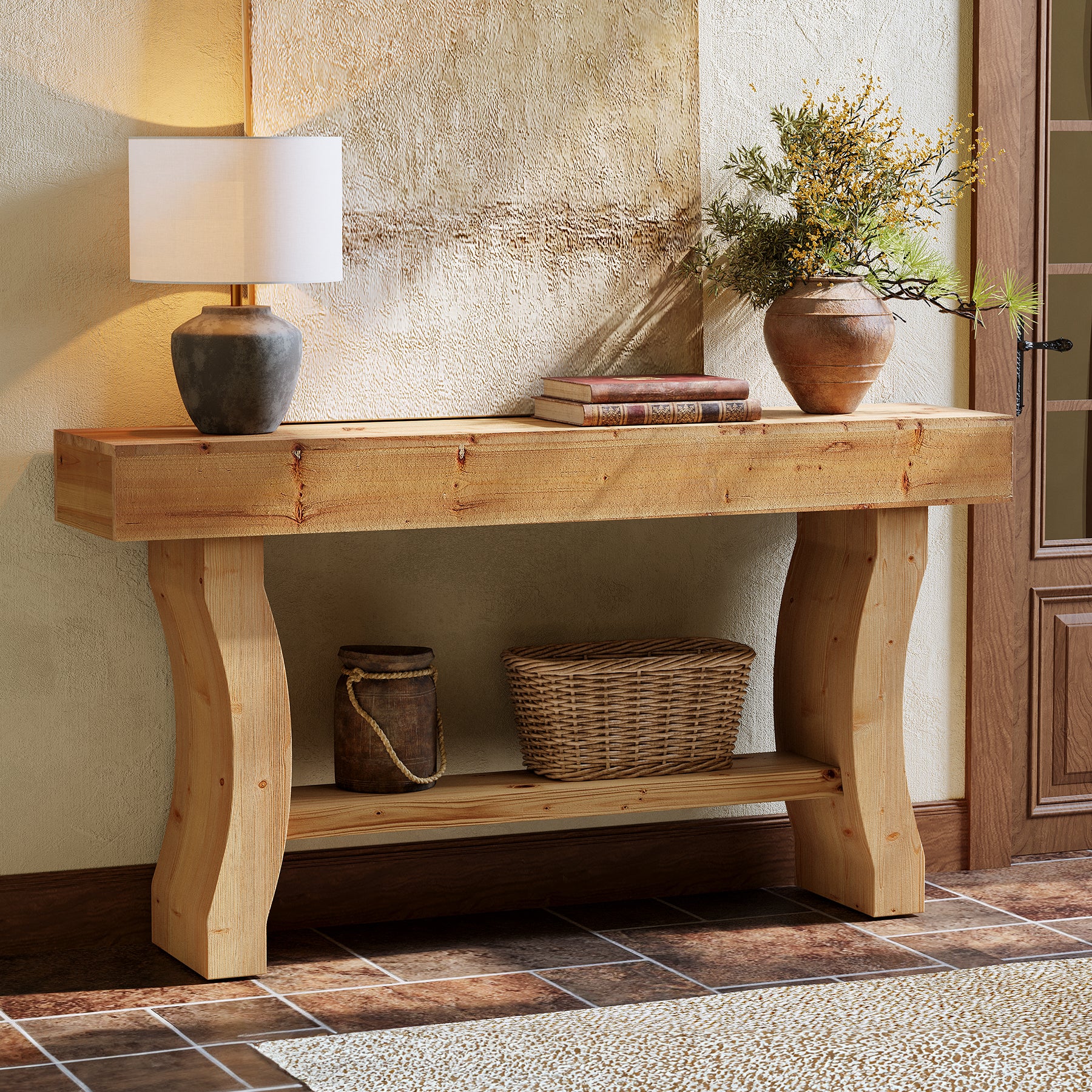 Solid Wood Console Table, 59