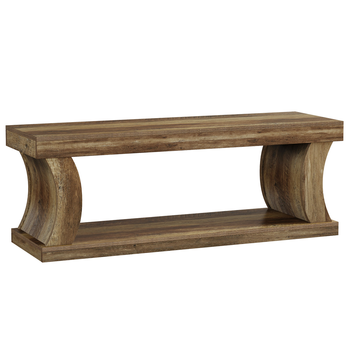 63" TV Stand for 75" TV, 2-Tier Entertainment Center with Storage, Media Console