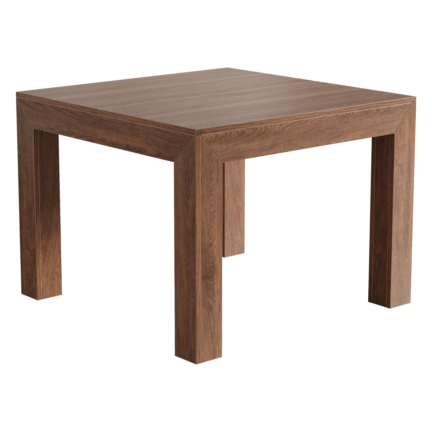 Square Dining Table for 4, 39.4" Kitchen Table with Robust Legs