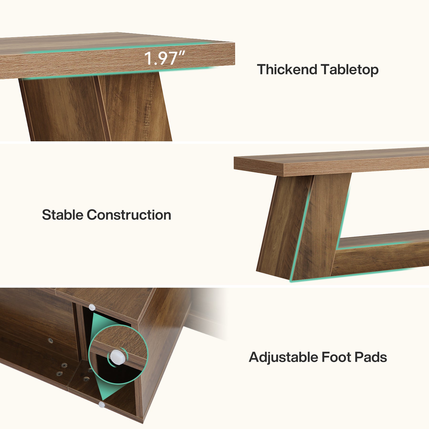 63" TV Stand for UP to 75" TVs, Media TV Console with Storage Shelves