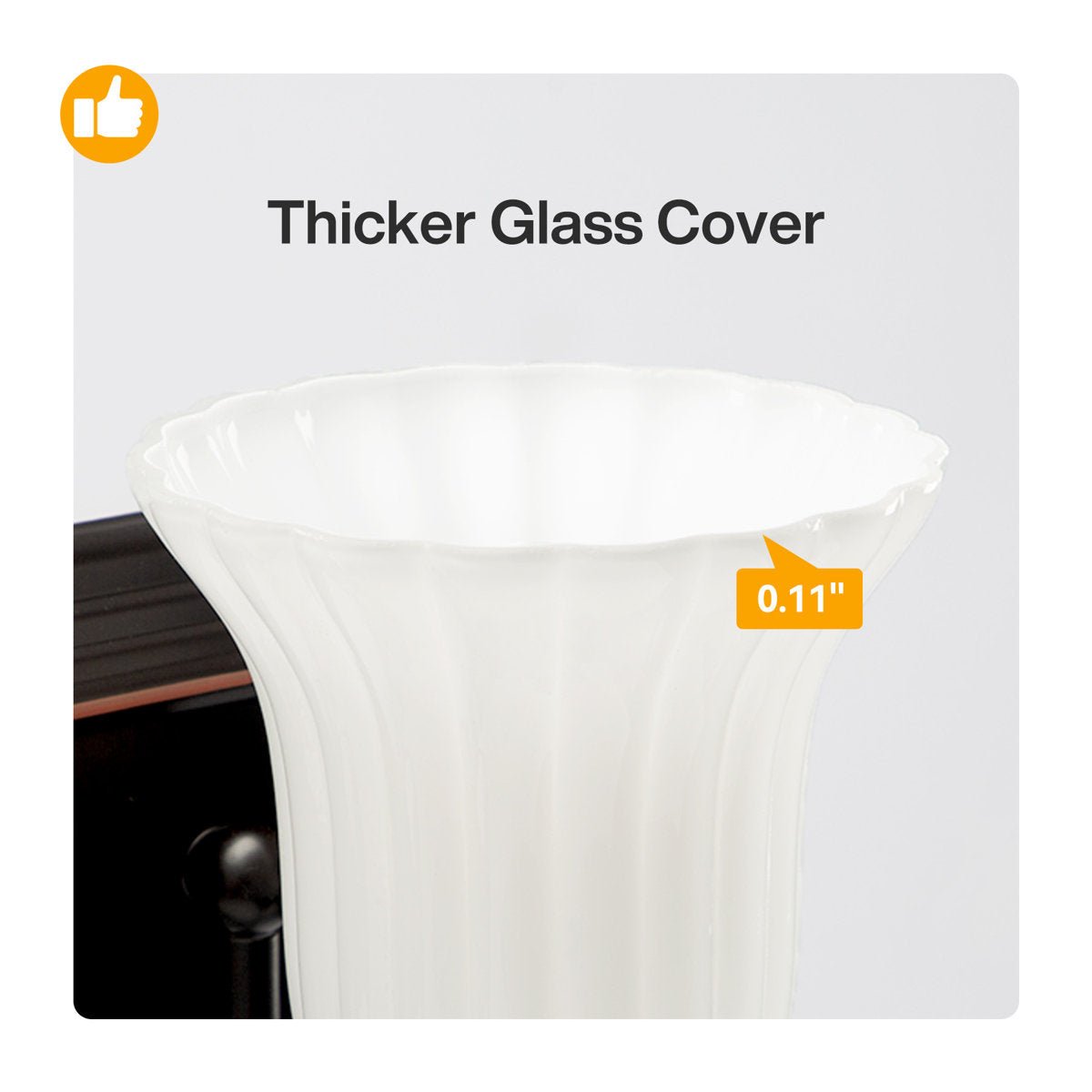 3 - Light Vanity Light, Bathroom Dimmable Wall Light Fixtures with Flower Shape Tribesigns