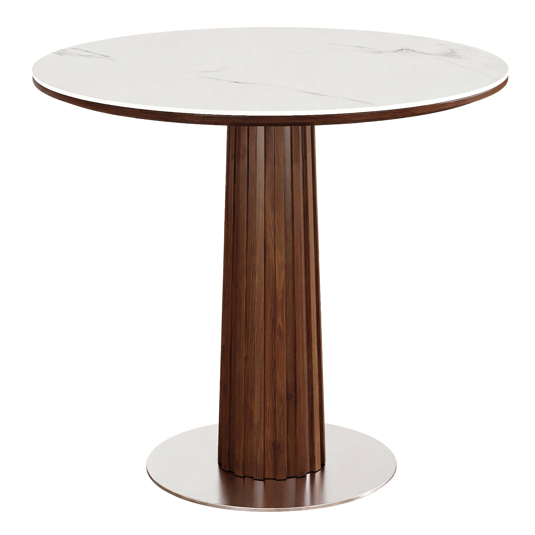31.5" Round Conference Table, Modern Small Meeting Room Table for 2-4 People for Office, Conference Room