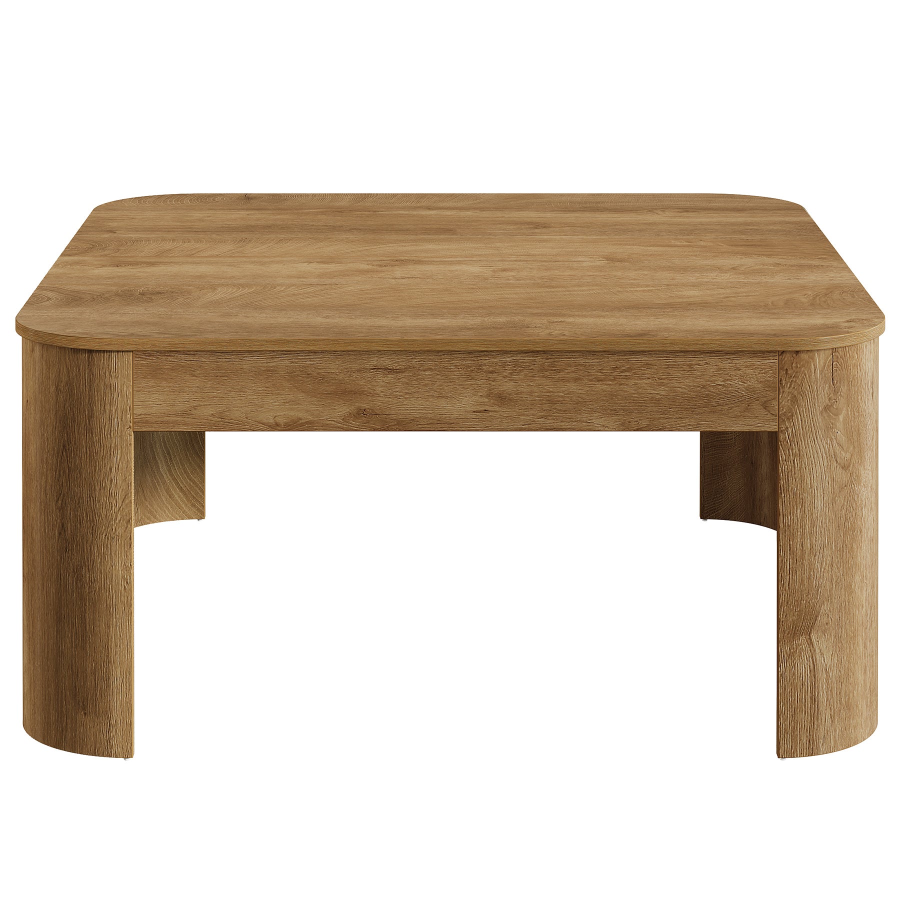 39.3" Square Coffee Table, Farmhouse Center Table Cocktail Tea Accent Table