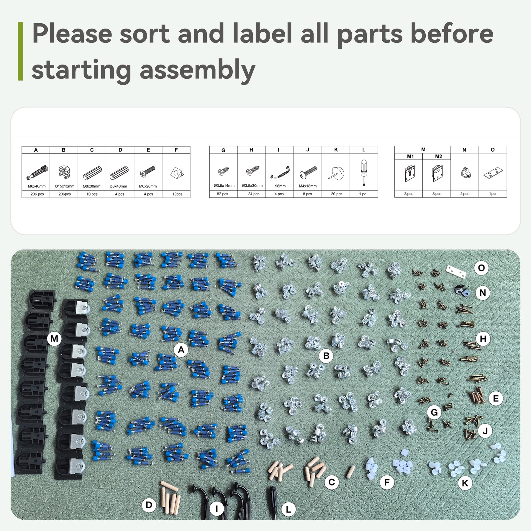 63" Computer Desk, L-shaped Executive Desk with Storage Cabinets