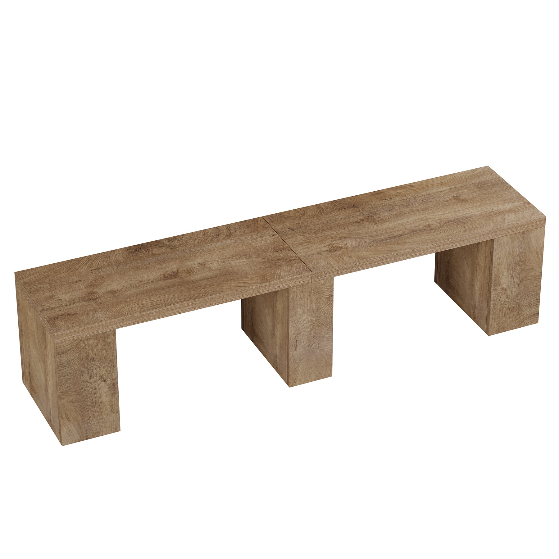 78.74" Extra-Long Dining Bench, Farmhouse Kitchen Bench Seats 4 for Dining Room