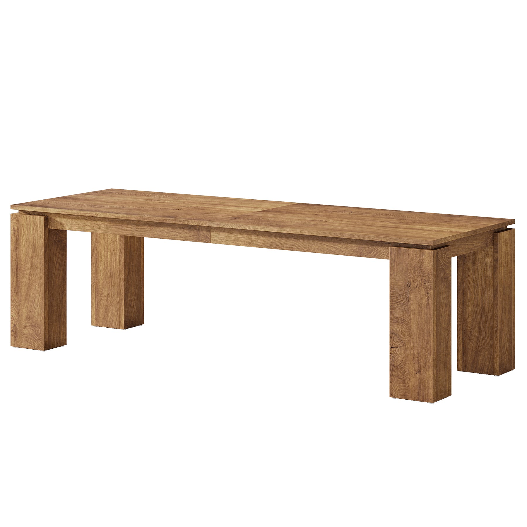 86" Two-Person Desk, Rectangle Double Computer Desk for Home Office