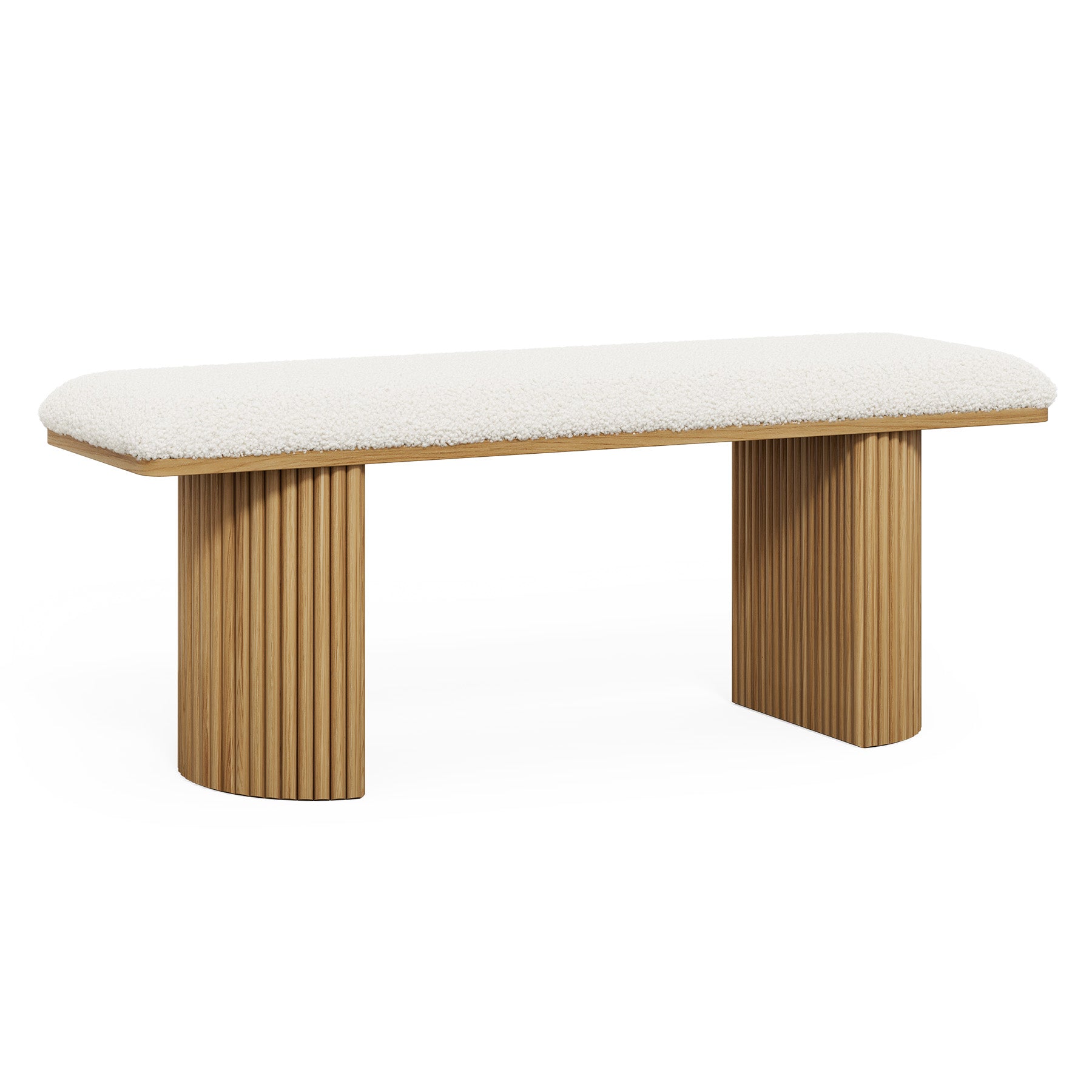 47" Entryway Bench, Wood Upholstered Shoe Bench End of Bed Bench