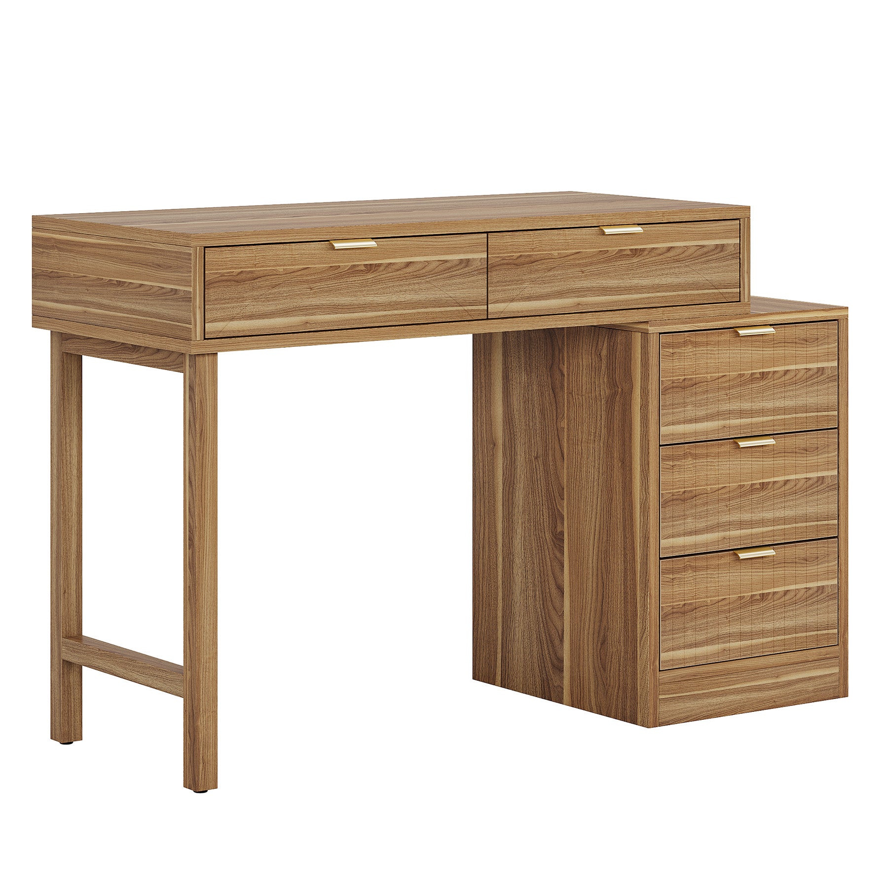 55" Computer Desk, Modern Home Office Desk Study Desk