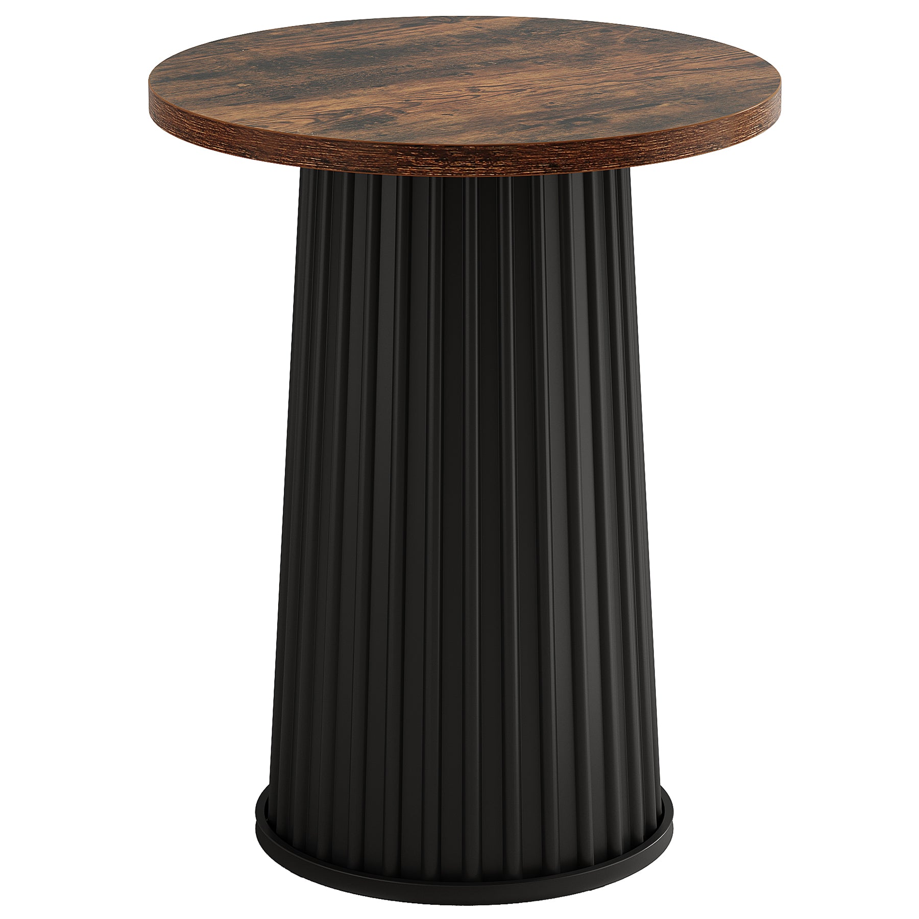 23" Dining Table, Modern Small Circle Kitchen Dinner Table for 2