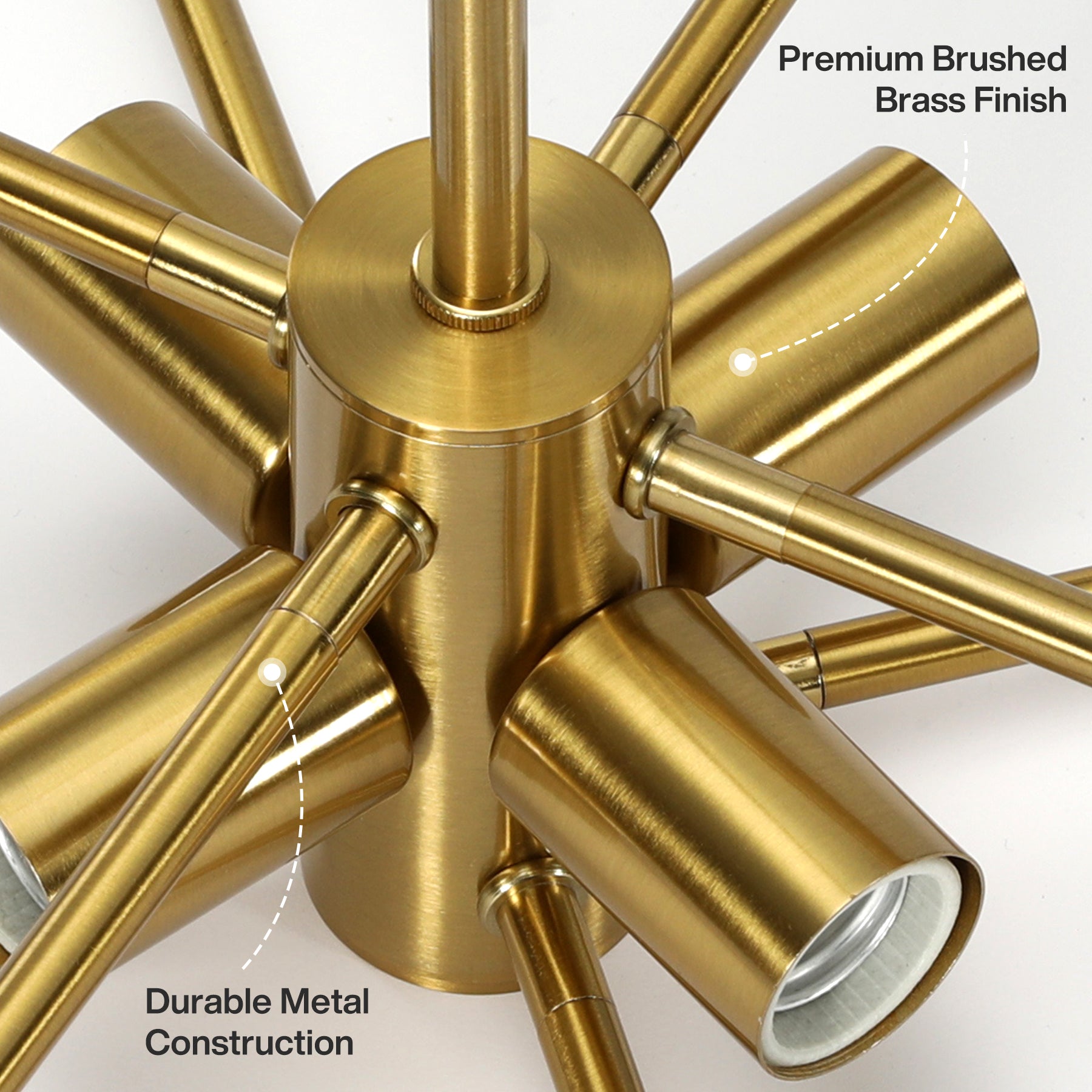 4-Light Chandelier, Pendant Light Fixtures with Cloud Glass Shades