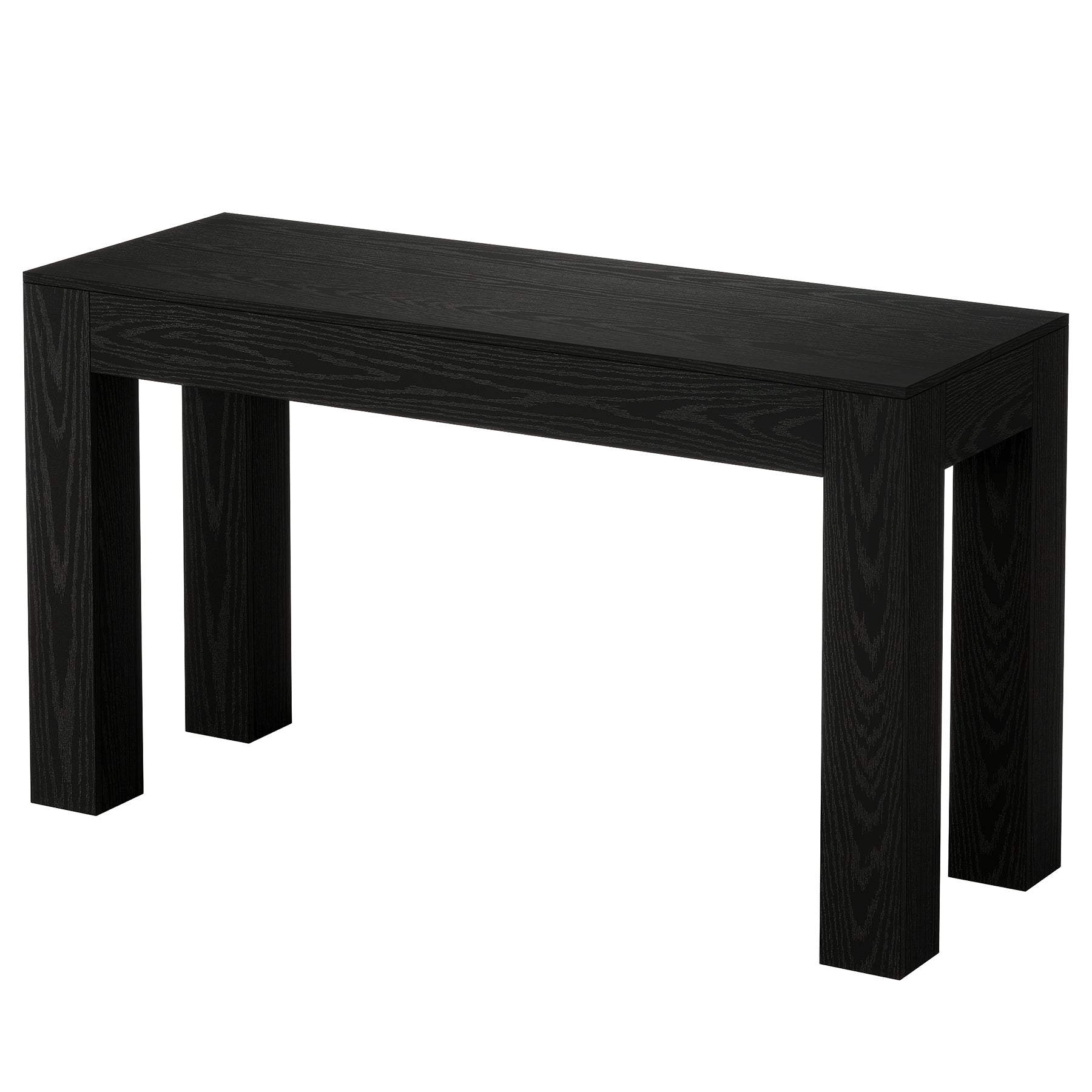 63" Long Bar Table, Rectangular Counter Height Pub Table with Sturdy Legs