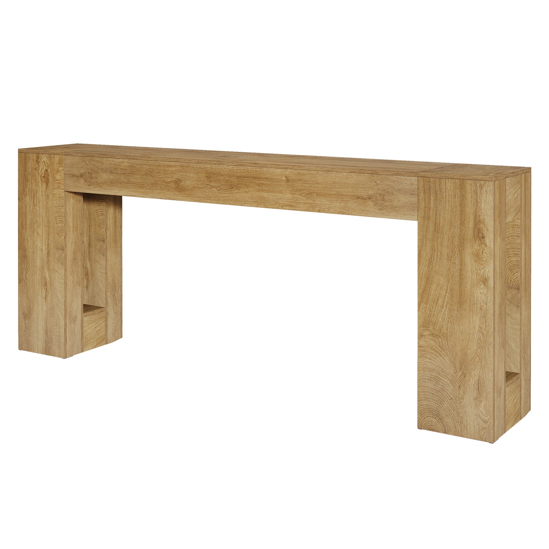 Tribesigns 78.74" Console Table, Modern Geometric Sofa Table for Entryway