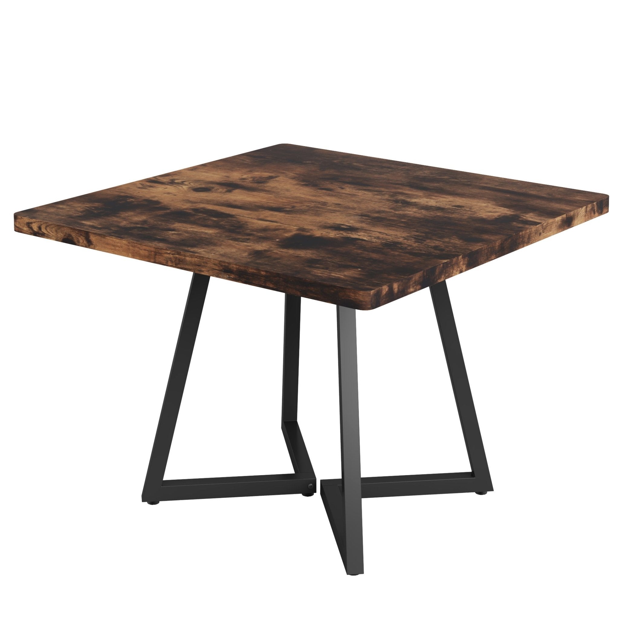 31.5" Square Dining Table, Wood Kitchen Table for 4