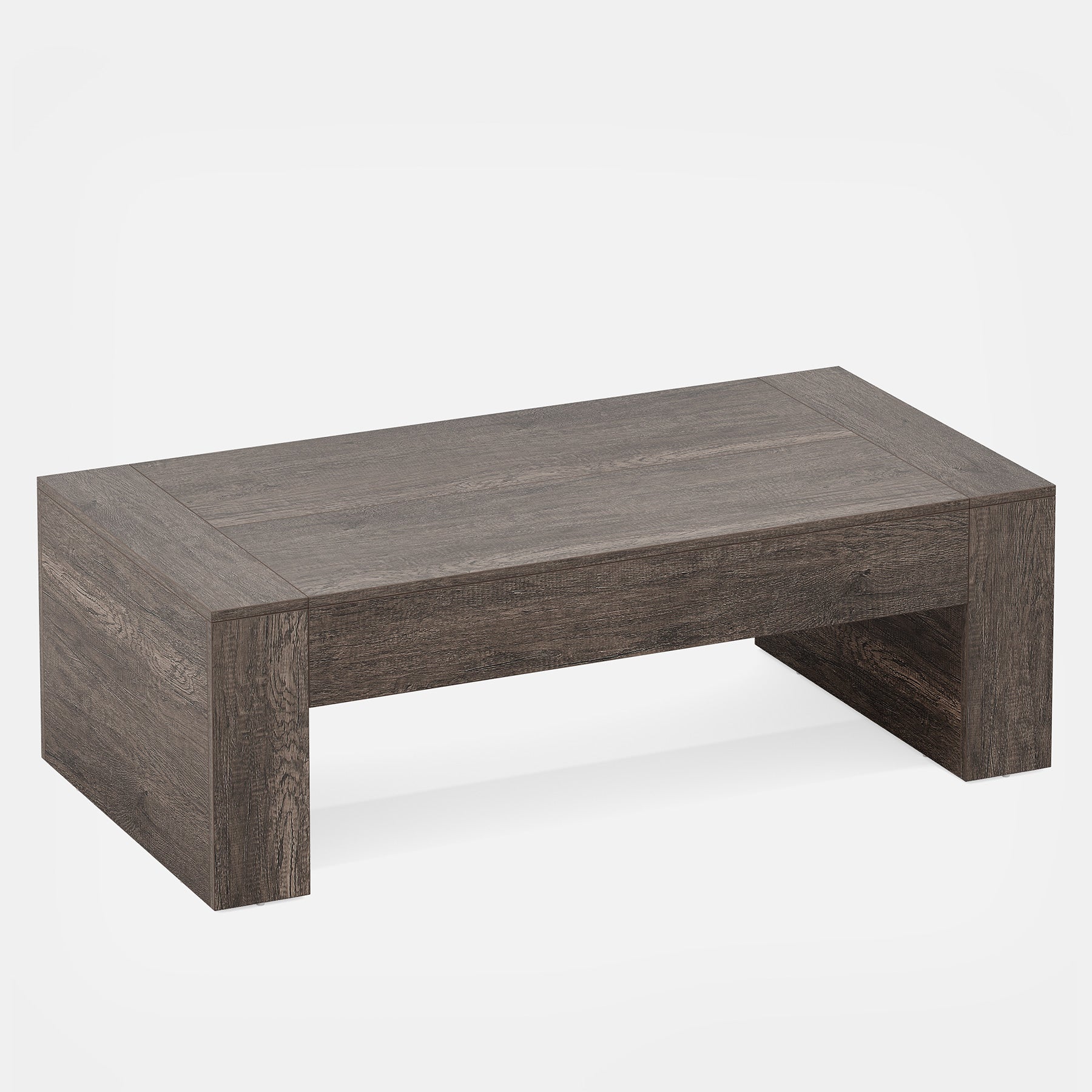 51" Coffee Table, Wood Center Table Simple Cocktail Tea Table Tribesigns