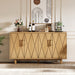 55.11" Sideboard Buffet, Kitchen Buffet Storage Cabinet with Doors Tribesigns