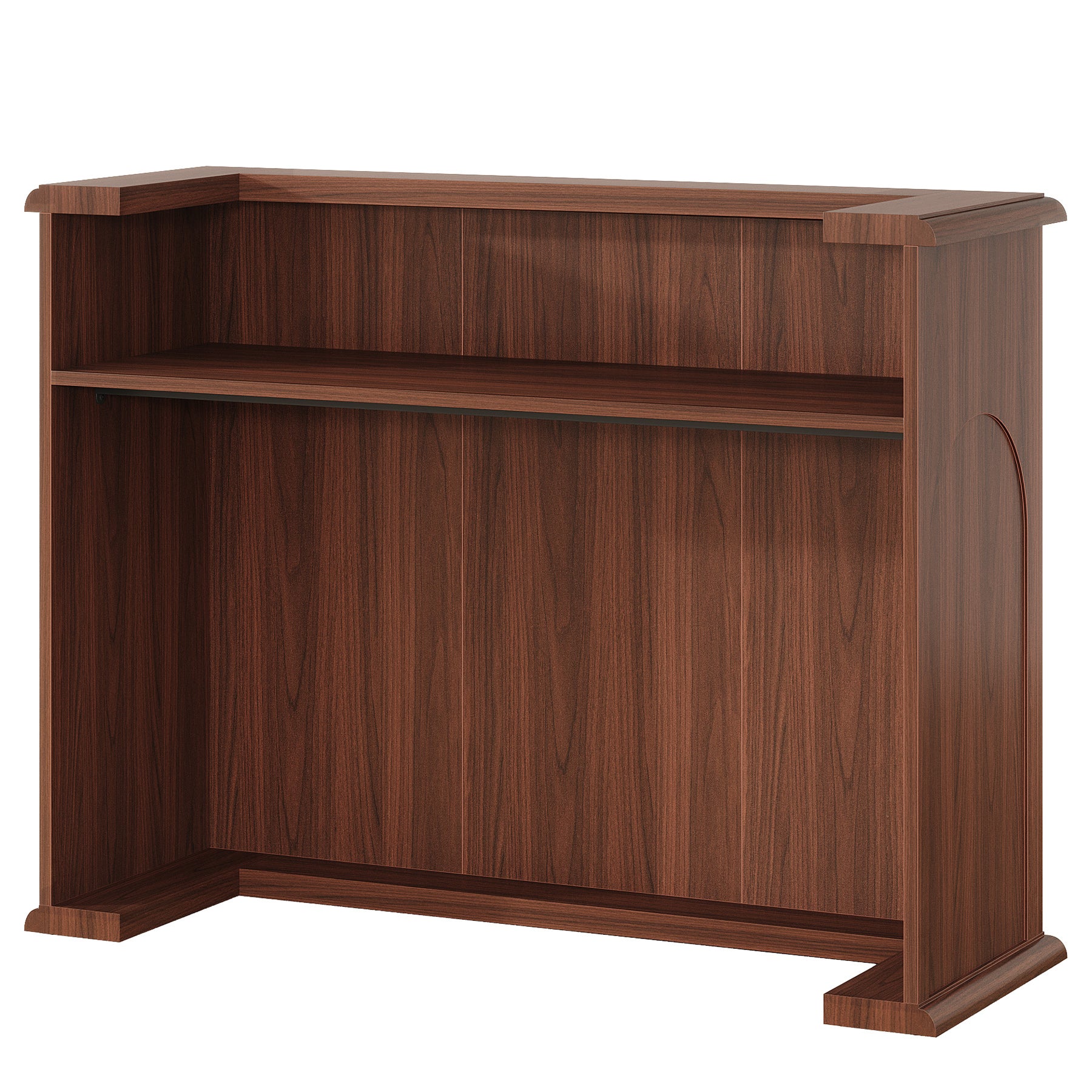55" Reception Desk, Modern Large Front Counter Desk